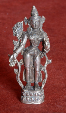 Messing Avalokiteshvara beeldje