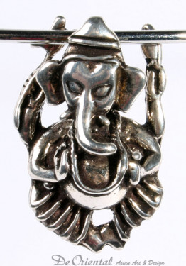 Hanger zilver Ganesha