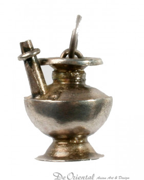 Hanger zilver waterkan of kamandalu