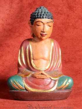 Boeddha in meditatie handmade Indonesie