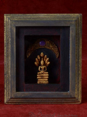 Decoratief 3D schilderijtje met zaterdag Boeddha