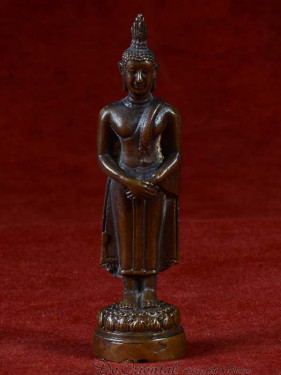 Boeddha miniatuur voor zondag Boeddha brons