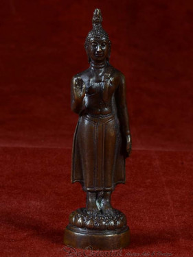 Boeddha miniatuur voor maandag Boeddha brons
