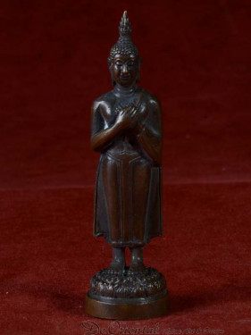Boeddha miniatuur voor vrijdag brons
