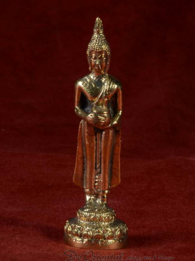 Boeddha miniatuur voor woensdag Boeddha messing