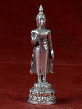 Boeddha miniatuur voor maandag Boeddha vernikkeld