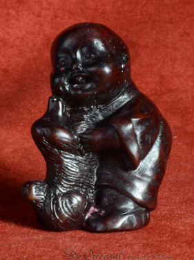 Baby Geluksboeddha "de dierenvriend"
