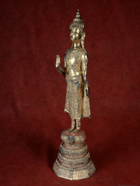 Bronzen Maandag Boeddha ca. 80 jaar oud