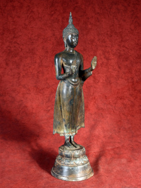 Boeddha brons staand in Abhaya mudra