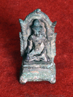 Klein beeldje van Phra Yod Khunphon in brons – 2-delig ontwerp