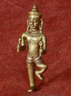 Brons Beeldje Narayana Vishnu