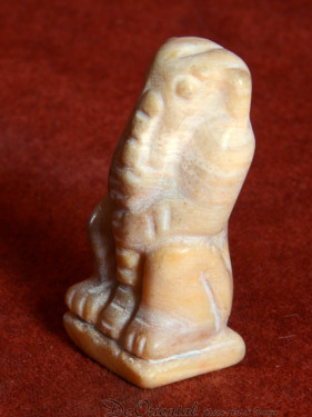 Miniatuur Ganesha Versteend Hout