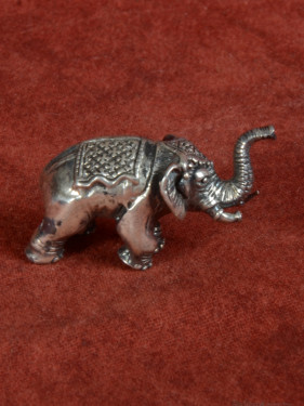 Miniatuur olifant van 925 zilver – gelukssymbool
