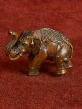 Miniatuur Olifant Brons Handgemaakt