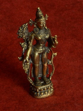 Messing Avalokiteshvara beeldje