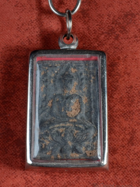 Phra Samadhi Double Lotus Amulet Wat Taitalad