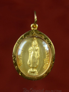 Maandag Boeddha amulet goud 18K