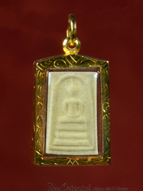 Phra Somdej amulet met Boeddha 18K goud