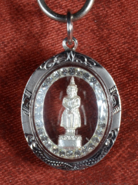 Zondag Boeddha hanger 925 zilver Pang Thawai Net