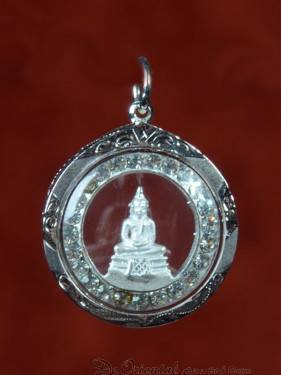 Donderdag Boeddha amulet zilver