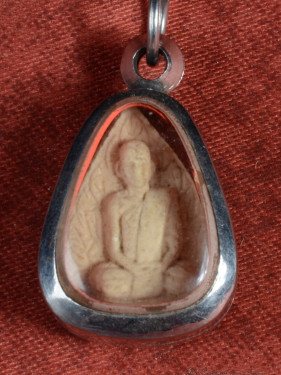 LP Toh Small Bo Tree Batch amulet 1980 Wat Pradoochimplee