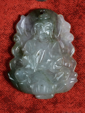 Jade reliëf Boeddha Hanger
