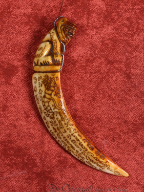 Authentieke Thaise Tijgertand Amulet hanger