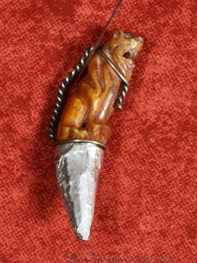 Authentieke Thaise Tijgertand Amulet hanger