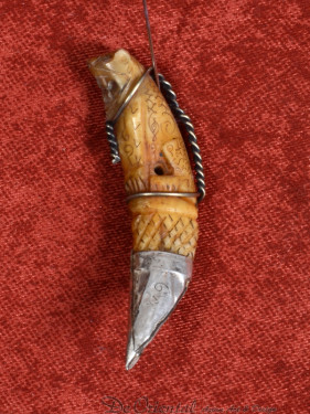 Authentieke Thaise Tijgertand Amulet hanger