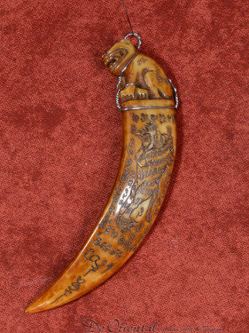 Authentieke Thaise Tijgertand Amulet hanger