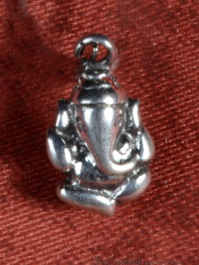 Kleine 925 zilveren Ganesha hanger