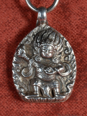Tibetaanse hanger zilver 925 met Mahakala