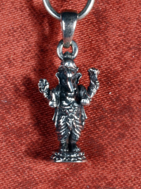 925 zilveren hanger Ganesha staande figuur