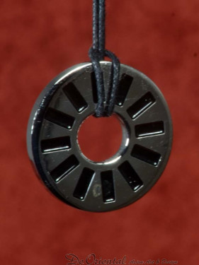 Zonnehanger van edelstaal met koord