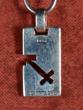 Zilveren hanger met dierenriemteken van Boogschutter