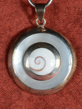 Zilveren Hanger Shiva’s Eye en Parelmoer 925