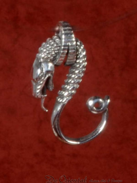 Decoratieve hanger van een Serpent / Slang 925 zilver