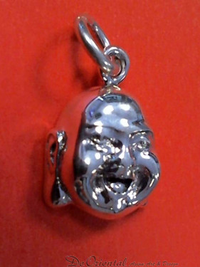 Happy Boeddha hanger 925 sterling zilver klein