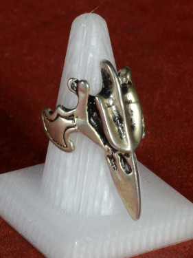 Biker Ring Dinosaur Hornbill