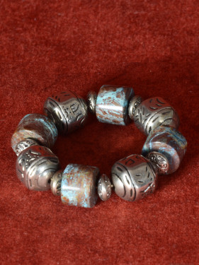 Armband met Afrikaanse turkoois