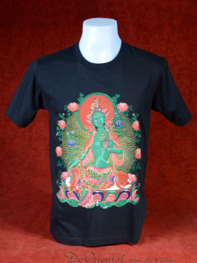 T-Shirt met afbeelding van groene Tara