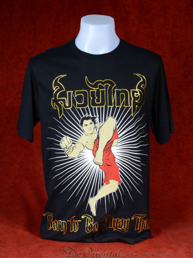 T-Shirt Born to be Muay Thai - Jump Kick