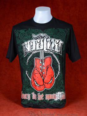 T-Shirt Born the be Muay Thai - Bokshandschoenen