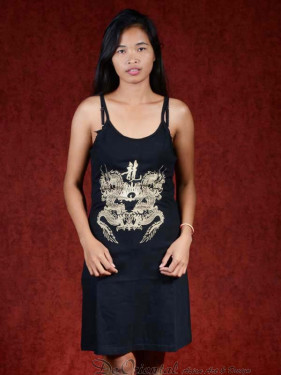 Jurkje met straps en afbeelding van Dubbele draak