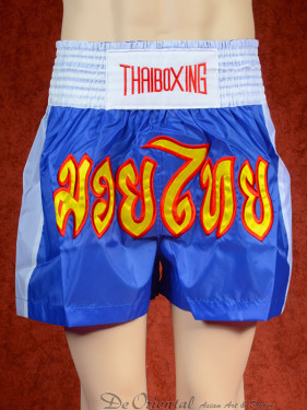 Muay Thai training short blauw