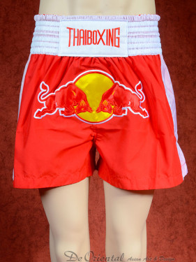 Muay Thai training short Red Bull rood