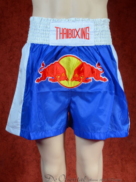 Muay Thai training short Red Bull donkerblauw