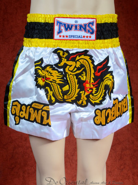 Originele Twins wedstrijd short Muay Thai Golden dragon