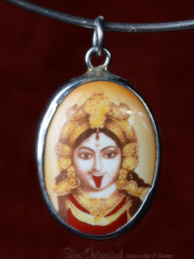 Medaillon met Hindoe Godin Kali
