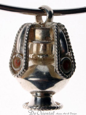 Hanger zilver waterkan of kamandalu